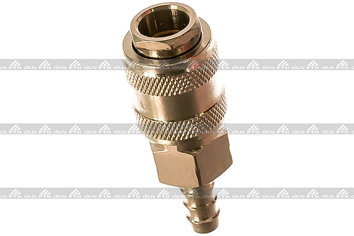 Быстроразъем пневматический с клапаном - елочка ø 8 мм, Эврика ER-SE1-3SH Быстроразъем пневматический с клапаном - елочка ø 8 мм, Эврика ER-SE1-3SH