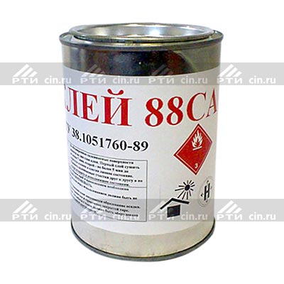 Клей 88СА ТУ 38.1051760-89 банка-5 БЖ (1л) Клей 88СА ТУ 38.1051760-89 банка-5 БЖ (1л)