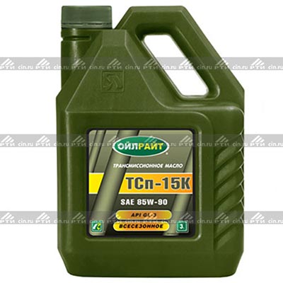 Масло трансмиссионное OIL RIGHT ТСп-15К 3л Масло трансмиссионное OIL RIGHT ТСп-15К 3л
