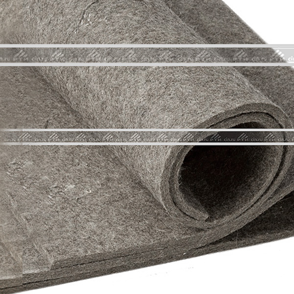 Войлок технический 8 мм (шир.800мм * дл.~1000мм), Грубошерстный для сальников (СГ), Вес ~2,5 кг Войлок технический 8 мм (шир.800мм * дл.~1000мм), Грубошерстный для сальников (СГ), Вес ~2,5 кг