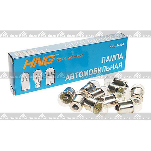Автолампа R10W 24V 10W HNG 24100 Автолампа R10W 24V 10W HNG 24100