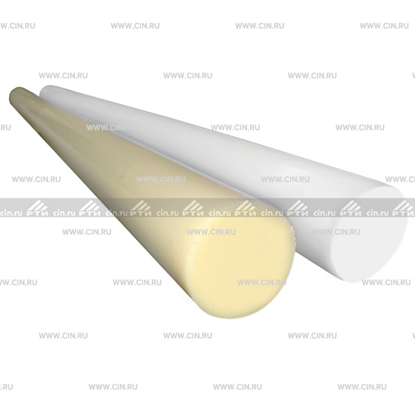 Капролон ПА-6 стержень ø 130 мм, L500 мм, (вес ~ 8,4 кг) первый сорт