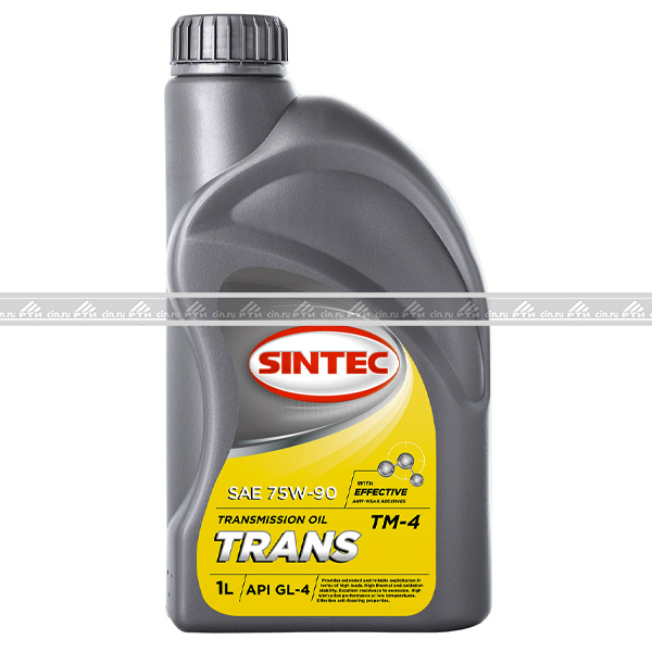 Масло трансмиссионное SINTEC TRANS TM4 75W90 GL-4 синт 1л