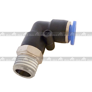 Фитинг для пластиковых трубок 1/4", ø 8 мм с наружной резьбой угловой Rock Force RF-SPL08-02 от магазина ЦИН