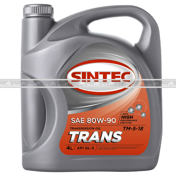 Масло трансмиссионное SINTEC TRANS TM5 80W90 GL-5 мин 4л Масло трансмиссионное SINTEC TRANS TM5 80W90 GL-5 мин 4л