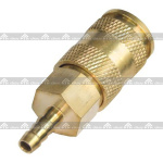 Быстроразъем пневматический с клапаном - елочка ø 6 мм, Rock Force RF-BSE1-2SH от магазина ЦИН