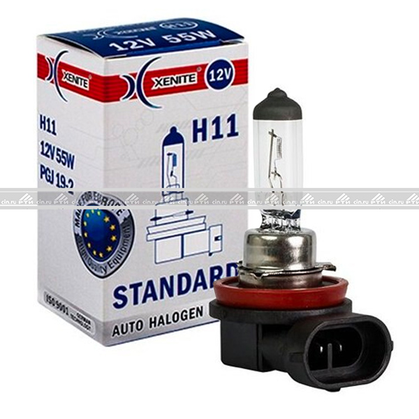 Автолампа H11 12V 55W Xenite STANDART 1007011 Автолампа H11 12V 55W Xenite STANDART 1007011