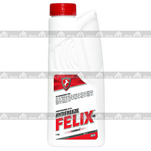 Антифриз FELIX CARBOX Professional G12+ (красный) готовый 1л