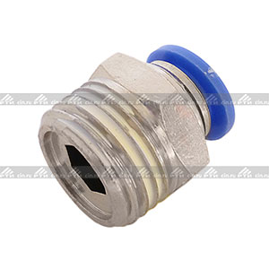 Фитинг для пластиковых трубок 1/2", ø 10 мм с наружной резьбой прямой Rock Force RF-SPC10-04 от магазина ЦИН