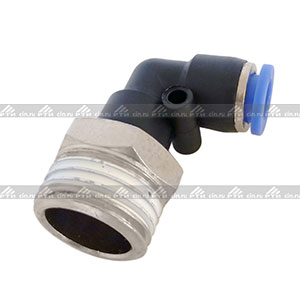 Фитинг для пластиковых трубок 1/2", ø 8 мм с наружной резьбой угловой Rock Force RF-SPL08-04 от магазина ЦИН