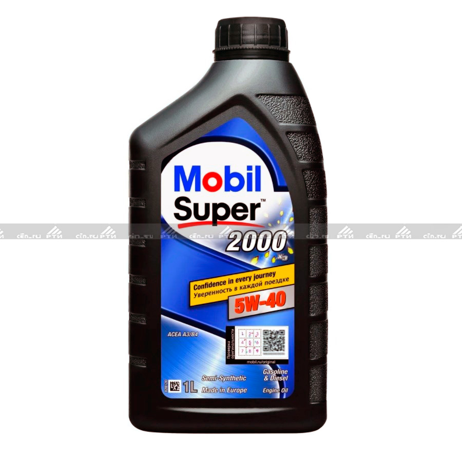 Масло моторное MOBIL Super 2000 X3 5W40 п/с 1л Масло моторное MOBIL Super 2000 X3 5W40 п/с 1л