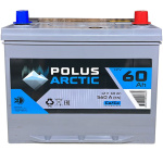 Аккумулятор POLUS ARCTIC 60Ah EN 560A 12V 230*175*225 о/п (60D23L) (с бортиком) от магазина ЦИН