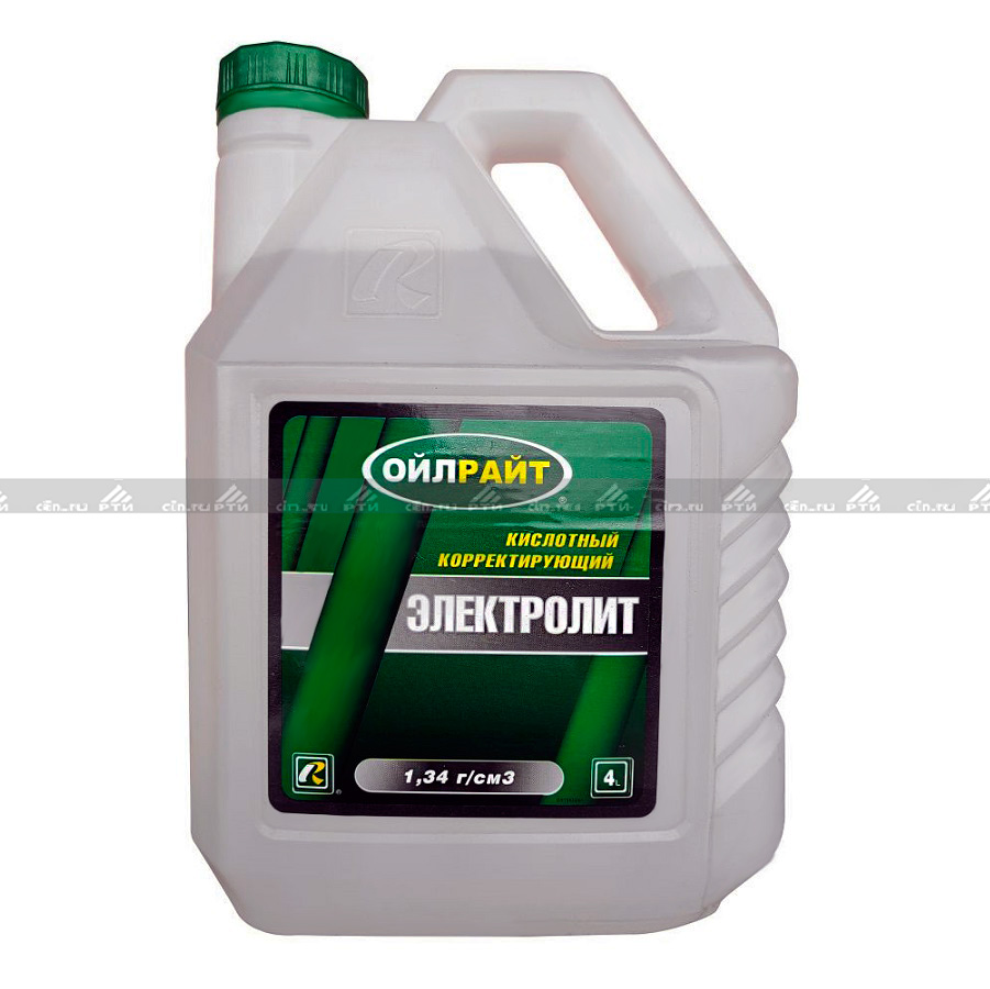 Электролит корректирующий 1.34 г/см3 OIL RIGHT 4л Электролит корректирующий 1.34 г/см3 OIL RIGHT 4л