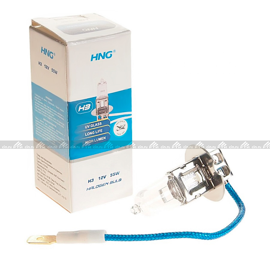 Автолампа H3 12V 55W HNG 12355 Автолампа H3 12V 55W HNG 12355