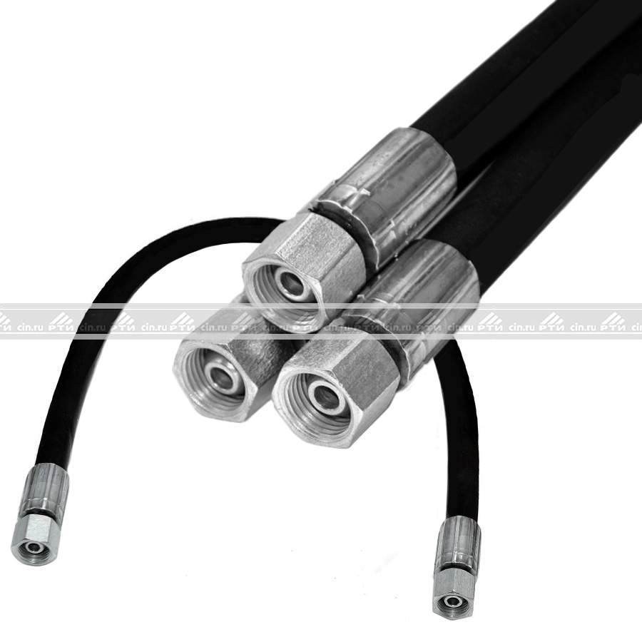 Рукав РВД 8 -2SN-2DK (г) М16*1,5 -0650мм_ Рукав РВД 8 -2SN-2DK (г) М16*1,5 -0650мм_