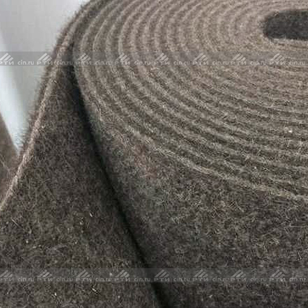 Войлок иглопробивной чистошерстяной обувной 4 мм (ширина 1,6м * длина 20-25м) Вес ~0,45кг/м2 Войлок иглопробивной чистошерстяной обувной 4 мм (ширина 1,6м * длина 20-25м) Вес ~0,45кг/м2