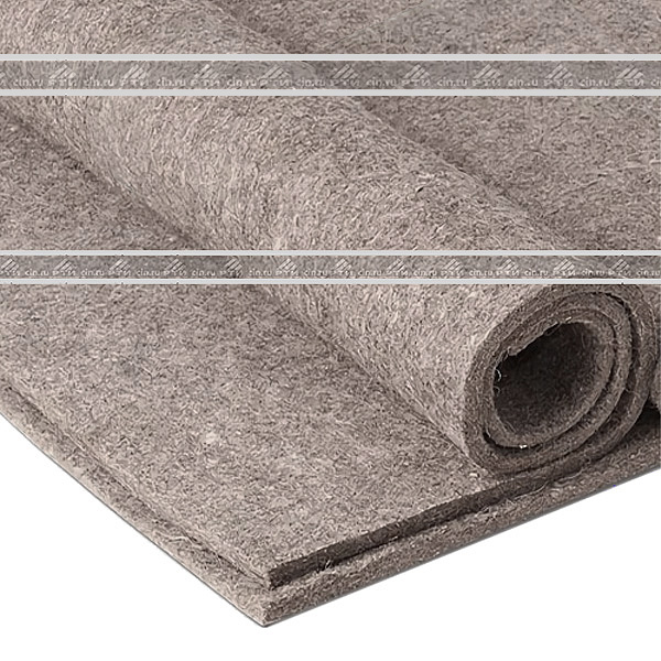 Войлок технический 10 мм (шир.~800мм * дл.~1800мм), Грубошерстный для прокладок (ГПрА), Вес~4,8 кг Войлок технический 10 мм (шир.~800мм * дл.~1800мм), Грубошерстный для прокладок (ГПрА), Вес~4,8 кг