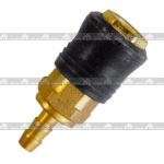 Быстроразъем пневматический с клапаном - елочка ø 10 мм, Rock Force RF-SE6-3SH от магазина ЦИН