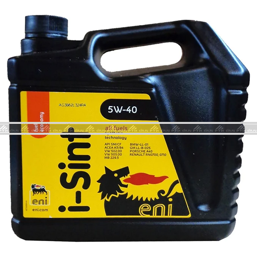 Масло моторное I-Sint Eni-Agip 5W40 SN/CF A3/B4 синт 4л Масло моторное I-Sint Eni-Agip 5W40 SN/CF A3/B4 синт 4л
