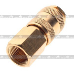 Быстроразъем пневматический с клапаном - внутренняя резьба F3/8", Rock Force RF-BSE1-3SF от магазина ЦИН