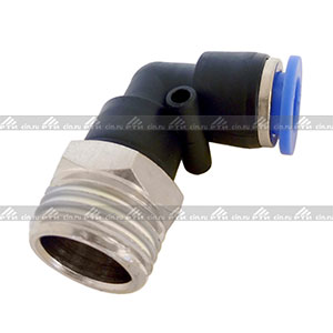 Фитинг для пластиковых трубок 1/2", ø 10 мм с наружной резьбой угловой Rock Force RF-SPL10-04 от магазина ЦИН