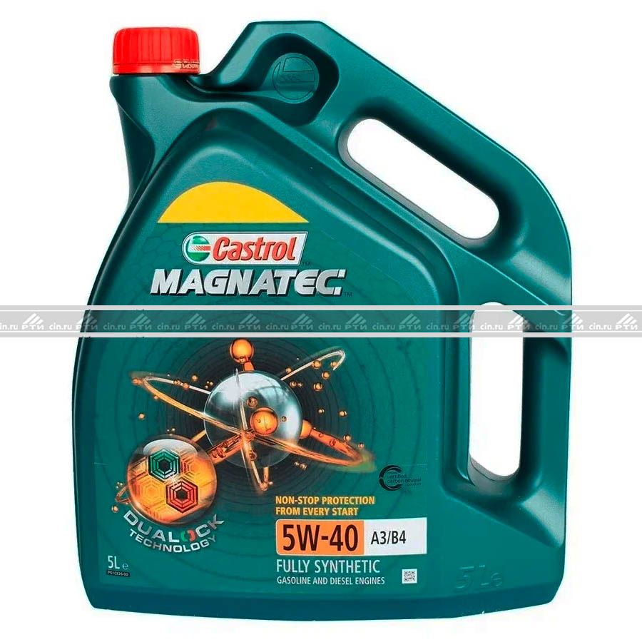 Масло моторное CASTROL Magnatec 5W40 А3/В4 синт 5л