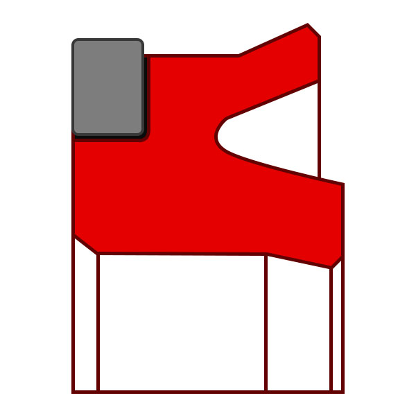 Уплотнение поршня K02-P (K02-R) Уплотнение поршня K02-P (K02-R)